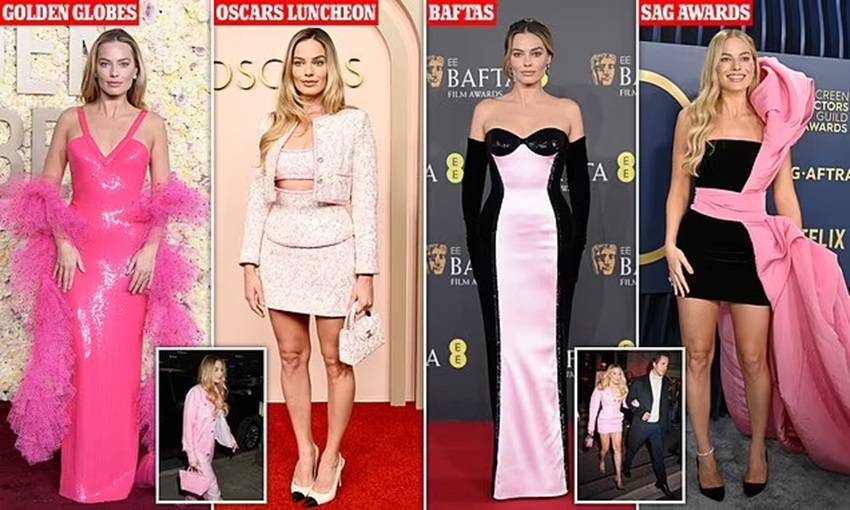 Margot Robbie Style Evolution 2024 Awards Season